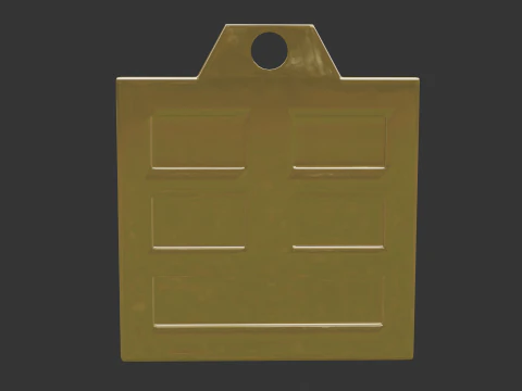 Bagua zhen mk2 pendant 3D Model