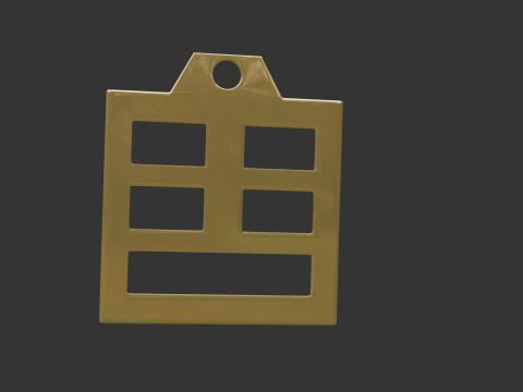 Bagua zhen mk3 pendant 3D 模型