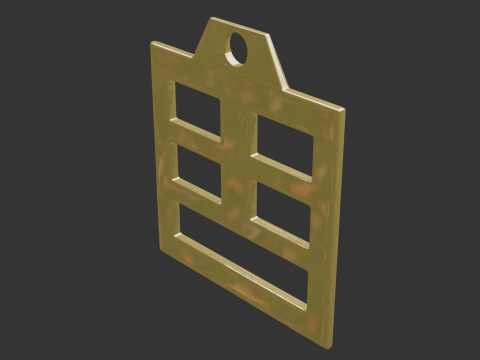 Bagua zhen mk3 pendant 3D 模型