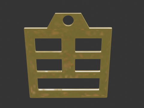 Bagua zhen mk3 pendant 3D 模型