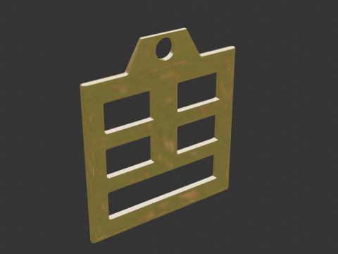 Bagua zhen mk3 pendant 3D 模型