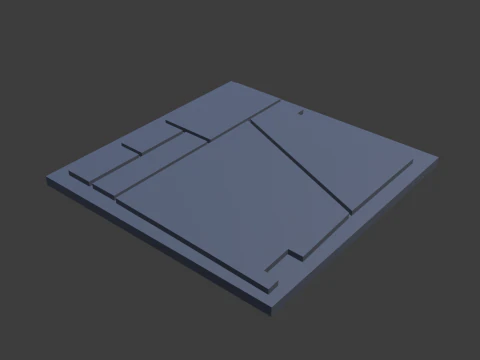 SF 패널 a 3D 모델