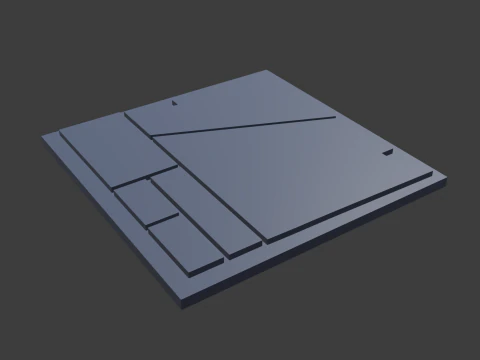 SF 패널 a 3D 모델