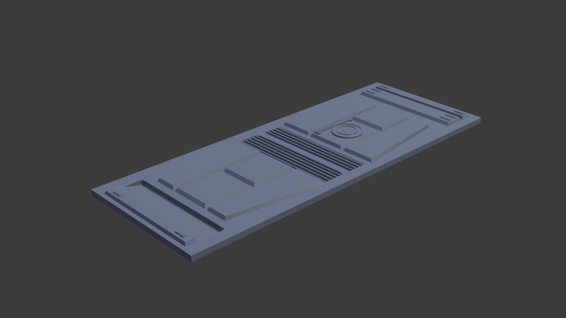 Sci fi panel b 3D 모델 .c4d .max .obj .3ds .fbx .stl .blend