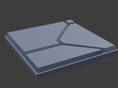 SF 패널 c 3D 모델