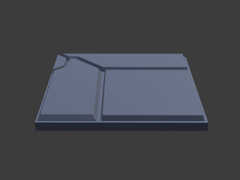 Sci fi panel d 3D 模型
