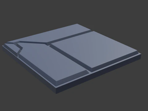 SF 패널 d 3D 모델