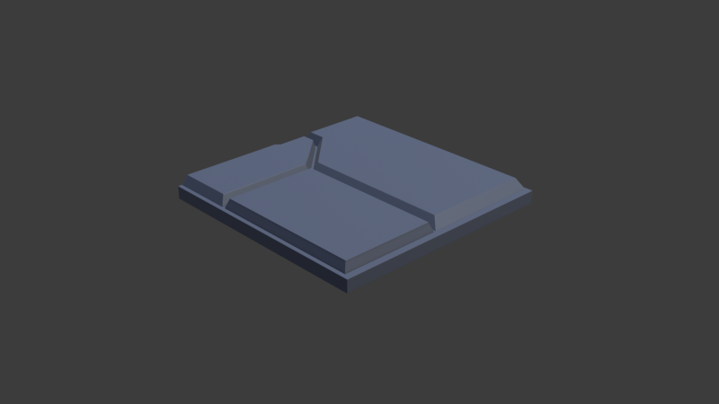 Sci fi panel f 3D Model .c4d .max .obj .3ds .fbx .stl .blend 