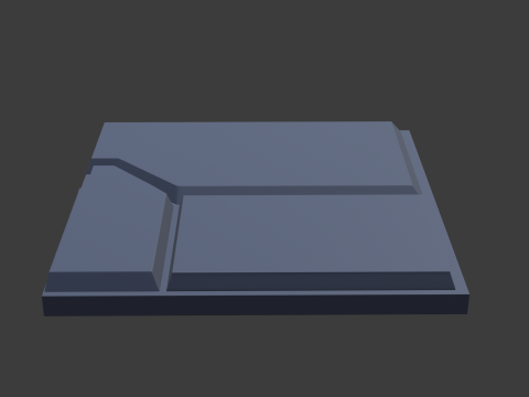 Sci fi panel f 3D Model