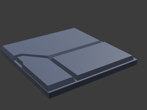 Sci fi panel f 3D Model