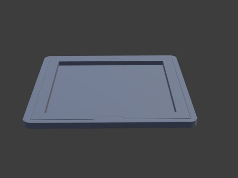 Panel de ciencia ficci&oacute;n j Modelo 3D