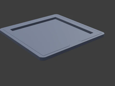 Panel de ciencia ficci&oacute;n j Modelo 3D