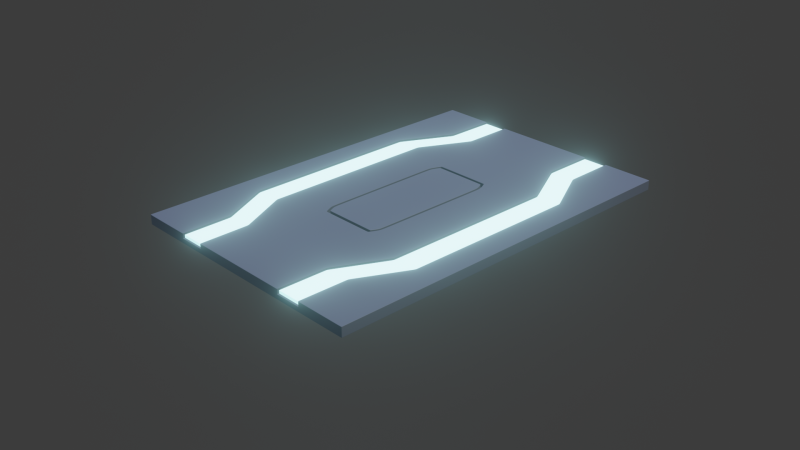 Sci fi panel l 3D Model .c4d .max .obj .3ds .fbx .stl .blend 