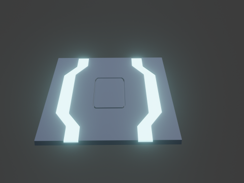 Sci fi panel l 3D Model