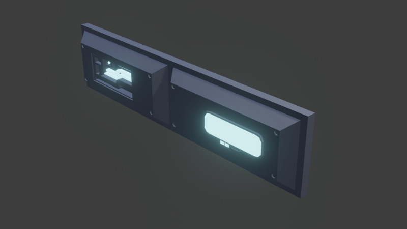 Sci fi panel m 3D 모델 .c4d .max .obj .3ds .fbx .stl .blend 