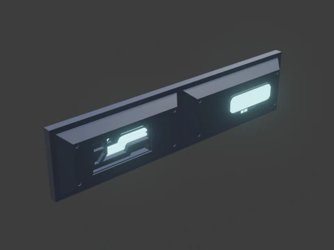 SF 패널 m 3D 모델