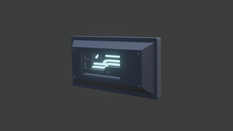 Sci fi panel n Modelo 3D .c4d .max .obj .3ds .fbx .stl .blend 