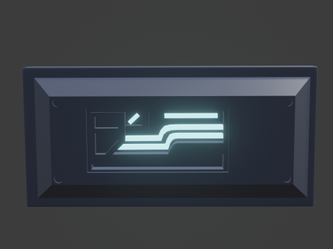 Sci fi panel n Modelo 3D