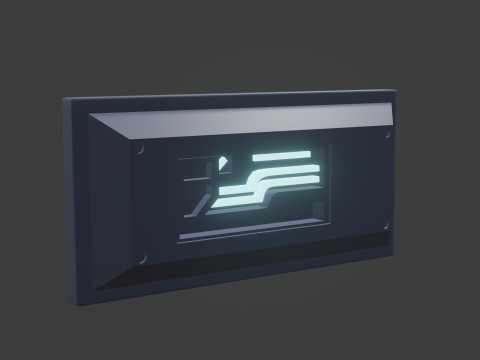 Sci fi panel n Modelo 3D