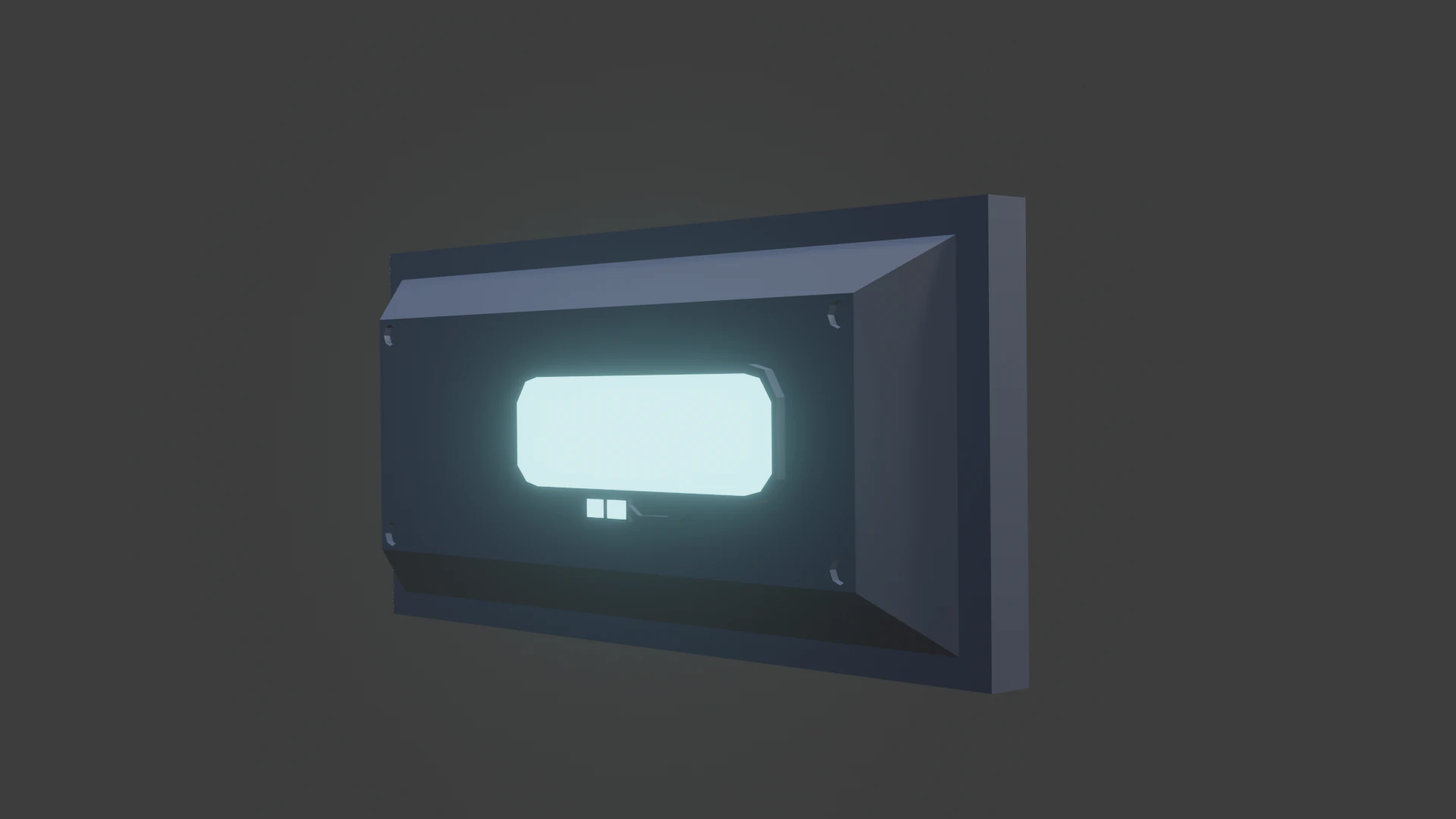 Sci fi panel o 3D Model .c4d .max .obj .3ds .fbx .stl .blend 