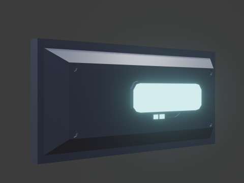 Sci fi panel o 3D 模型
