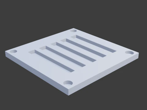 विज्ञान कथा पैनल पी 3D मॉडल