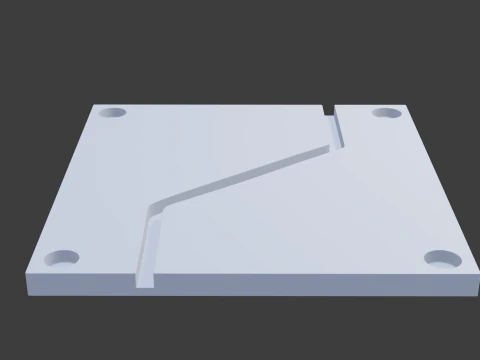 Панель наукової фантастики q 3D Модель