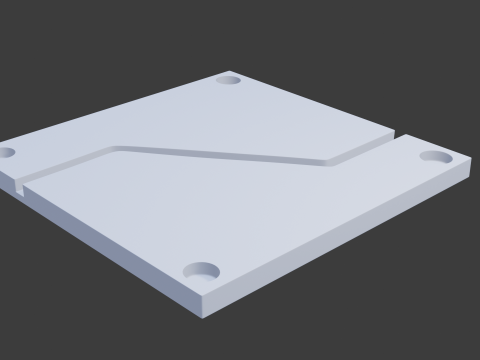 Sci fi panel q Model 3D