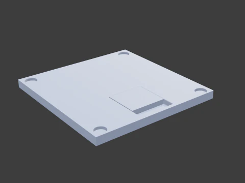 Sci fi panel r 3D Model