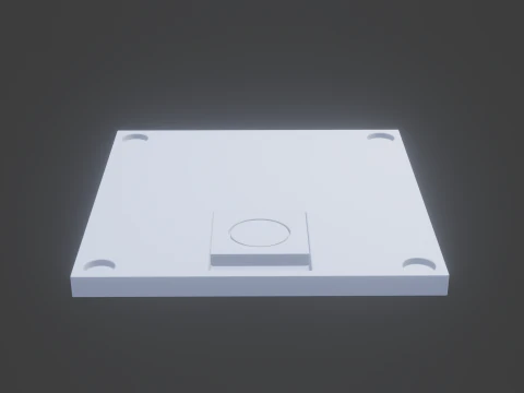 Panel de ciencia ficci&oacute;n Modelo 3D