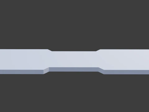 공상 과학 패널 t 3D 모델