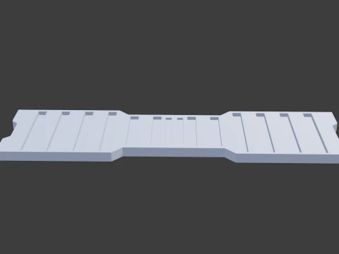 SF 패널 u 3D 모델