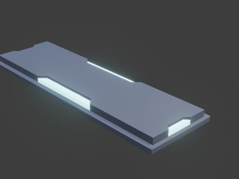 Panel de ciencia ficci&oacute;n v Modelo 3D