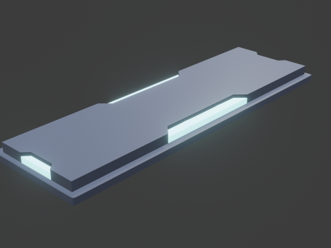 Sci fi panel v Modelo 3D