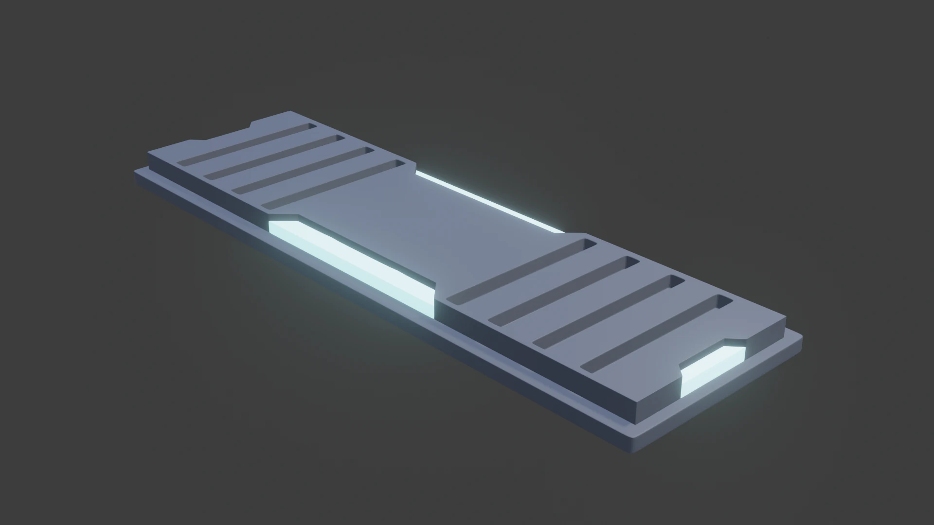 Sci fi panel w 3D Model .c4d .max .obj .3ds .fbx .stl .blend 