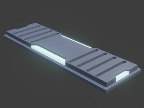 Sciencefictionpaneel w 3D Model