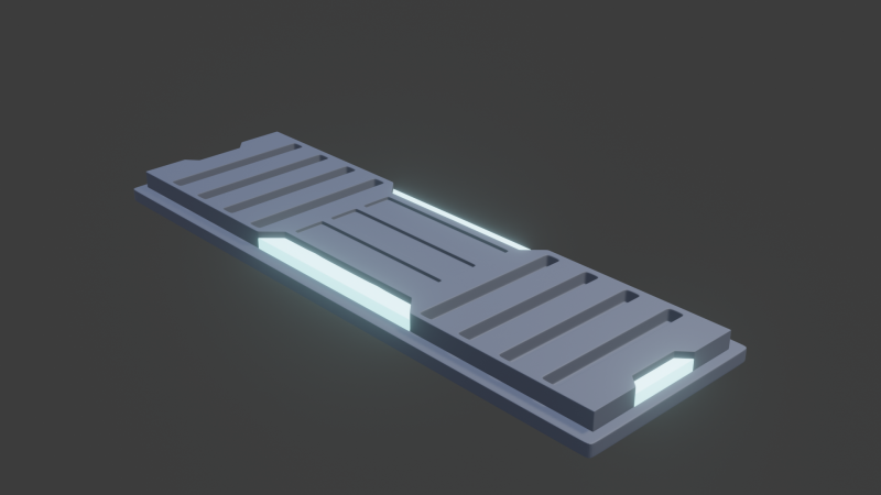 Sci fi panel x 3D Модель .c4d .max .obj .3ds .fbx .stl .blend 