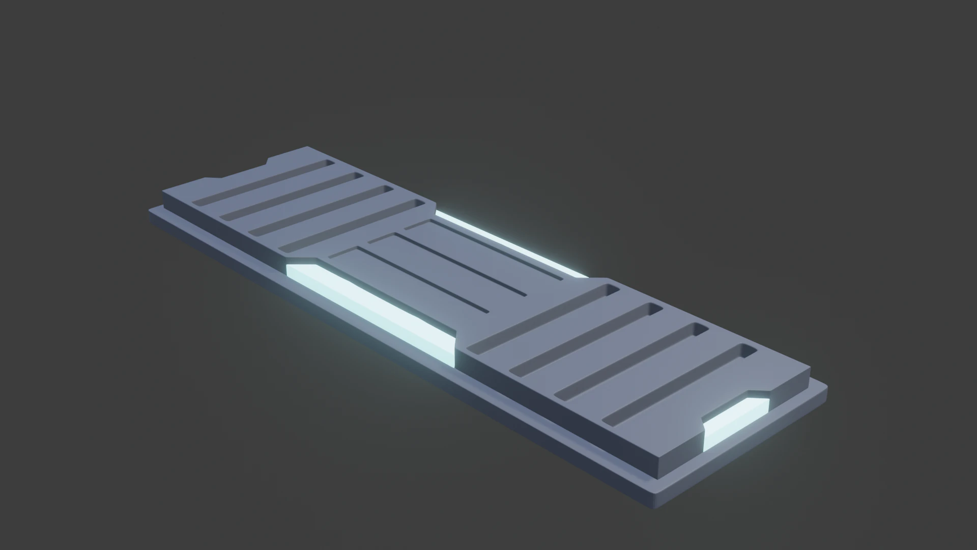 Sci fi panel x 3D Model .c4d .max .obj .3ds .fbx .stl .blend 