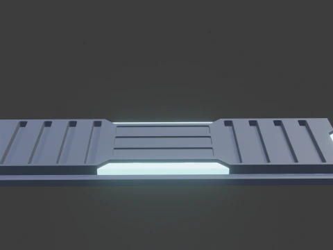 Sci fi panel x 3D Model