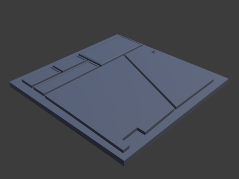 Sci fi panel y Modelo 3D