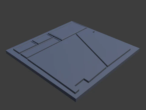Sci fi panel y 3D Model