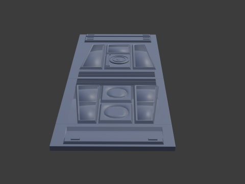 Sci fi panel z 3D Model