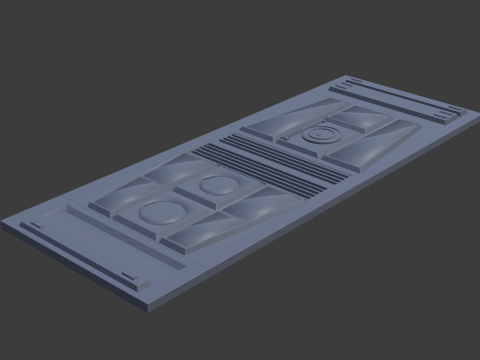 Sci fi panel z 3D Model