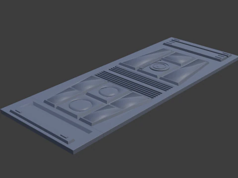 SF 패널 z 3D 모델