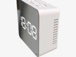 ACCEDE 거울 표면 디지털 시계 3D 모델