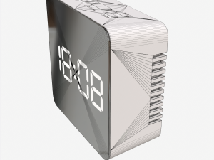ACCEDE Mirror Surface Digital Clock 3D-Modell