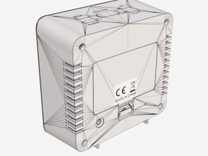ACCEDE Mirror Surface Digital Clock 3D-Modell