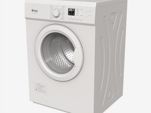 AYA Porthole dryer ASLD-7002W- 7kg Low-poly Modelo 3D
