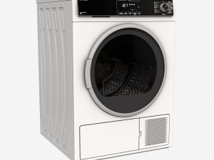 Sharp KD-HHH8S8GW3 dryer 3D Model