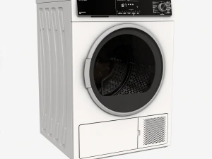 Sharp KD-HHH8S8GW3 dryer 3D Model